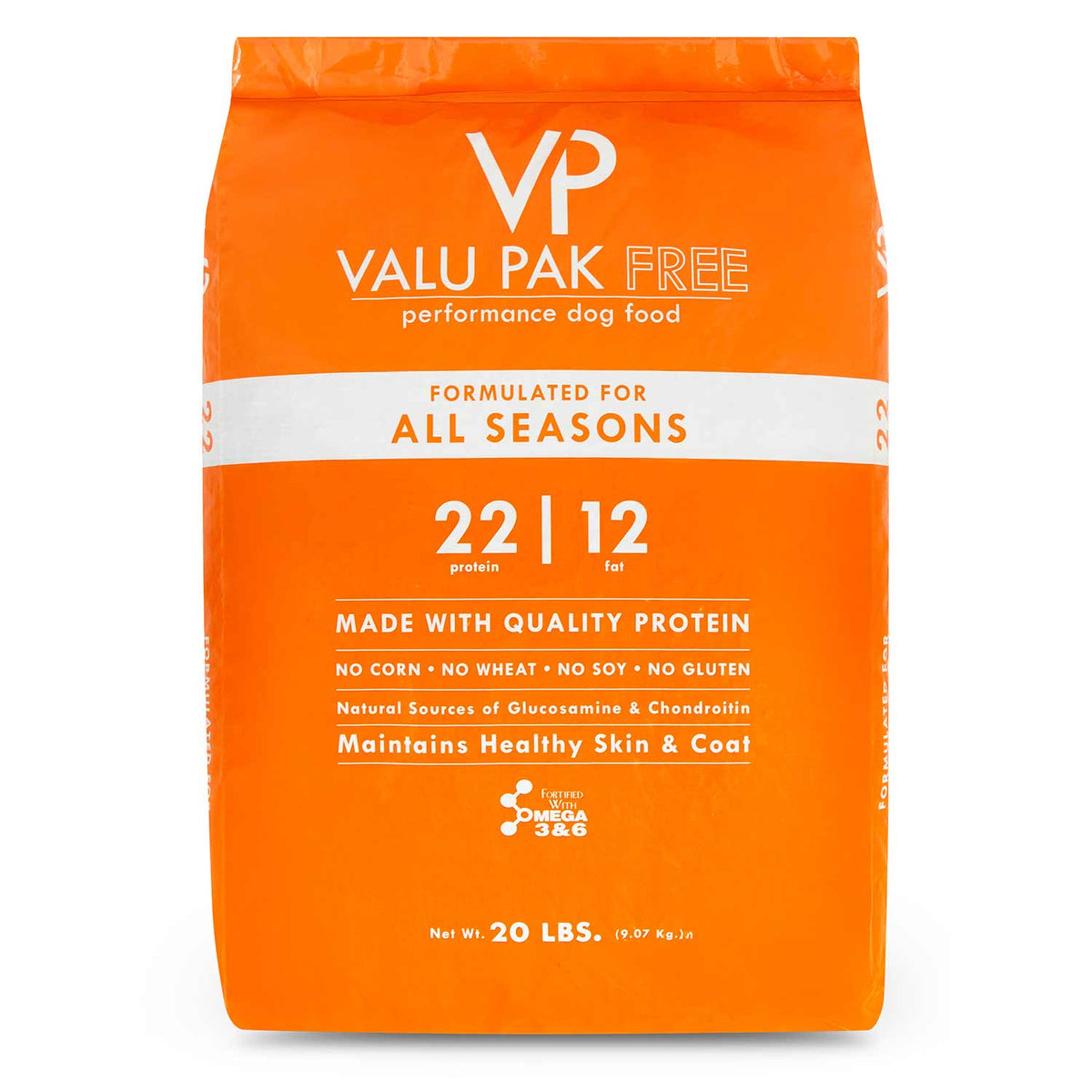 20 lb ValuPak 22/12 Dog Food (Orange Bag)
