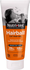 Nutri-Vet Hairball Paw-Gel for Cats, Chicken, 3 oz