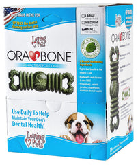 Ora-Bone Dental Treats for Dogs, Individually Wrapped, Small, 60 Pieces Per Pack