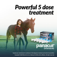 Panacur Powerpac, (5) 57 gram tubes