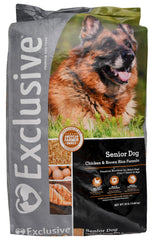 Exclusive Senior Adult Dog Food, 30 lb