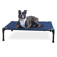 Elevated Pet Bed, Medium Color: Navy Blue