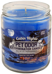 Pet Odor Exterminator Candle, Cabin Nights, 13 oz