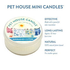 Mini Candle, Sunwashed Cotton