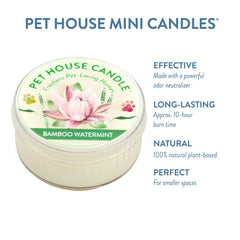 Mini Candle, Bamboo Watermint