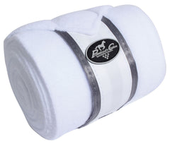 Satin Polo Wraps, White