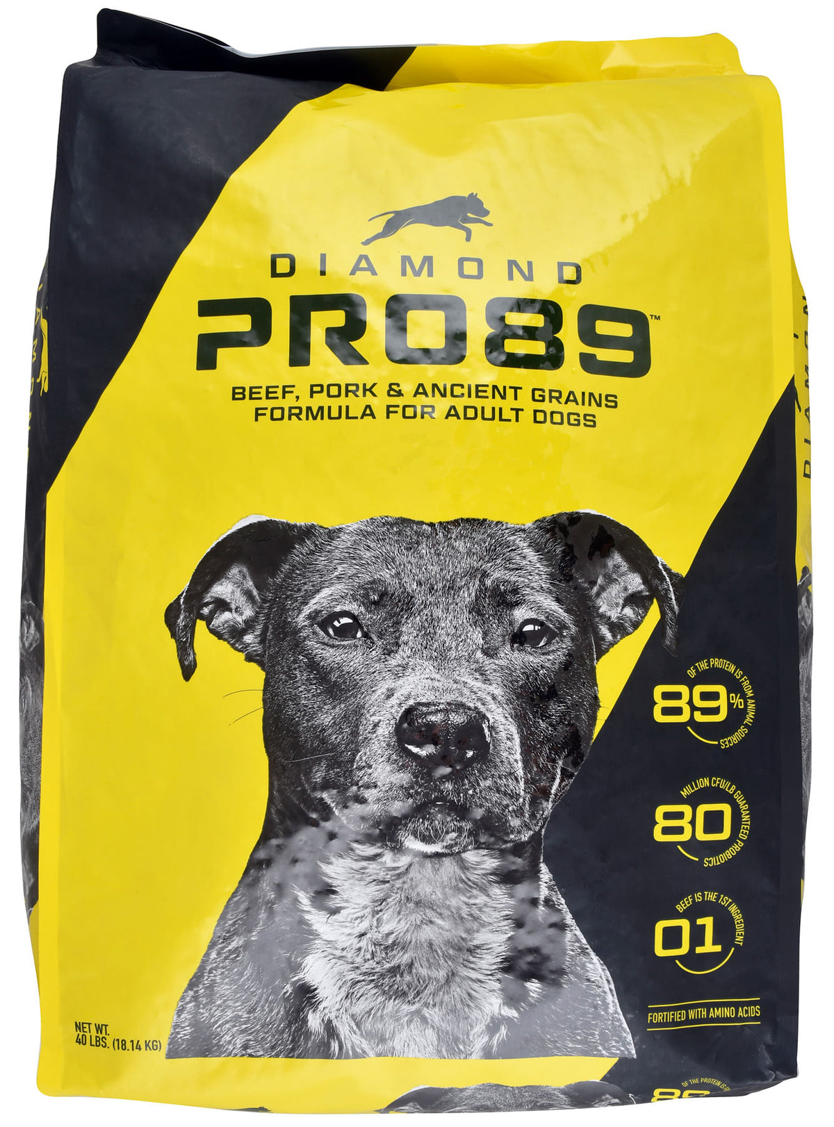 Diamond Pro89 Beef, Pork and Ancient Grains Formula for Adult Dogs, 40 lb