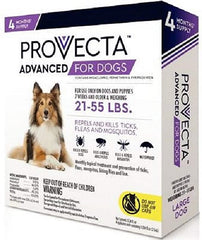 Provecta Advanced for Dogs, 4 dose, Large, 21 to 55 lbs.