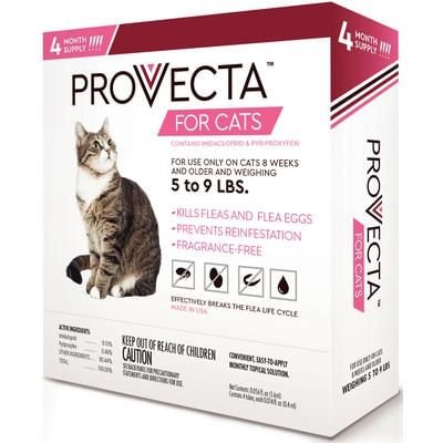 Provecta II for Cats, 4 dose, Small/5-9 lbs.