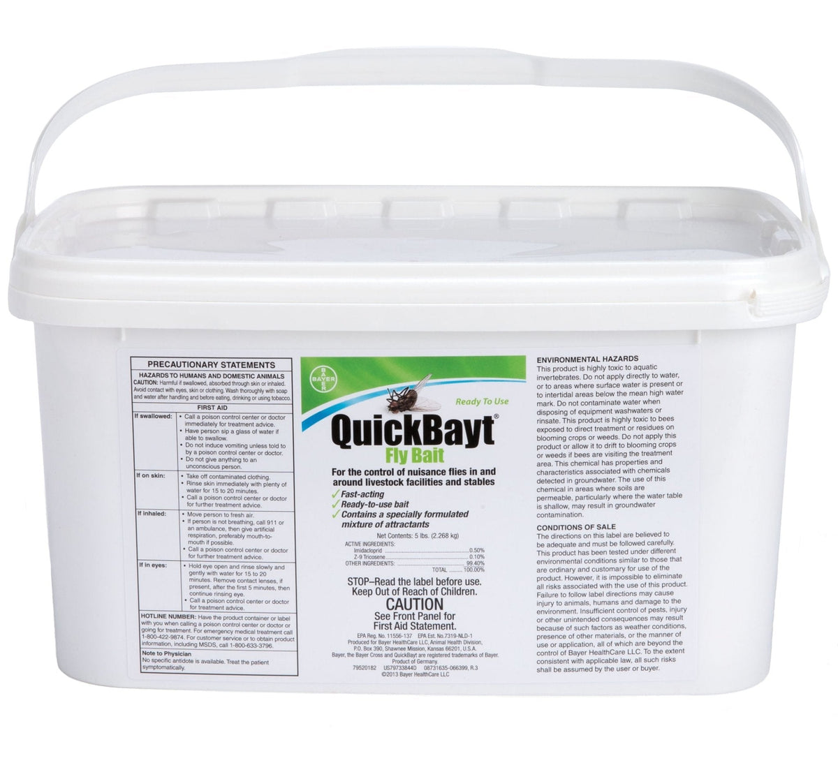 QuickBayt Fly Bait, 5 lb
