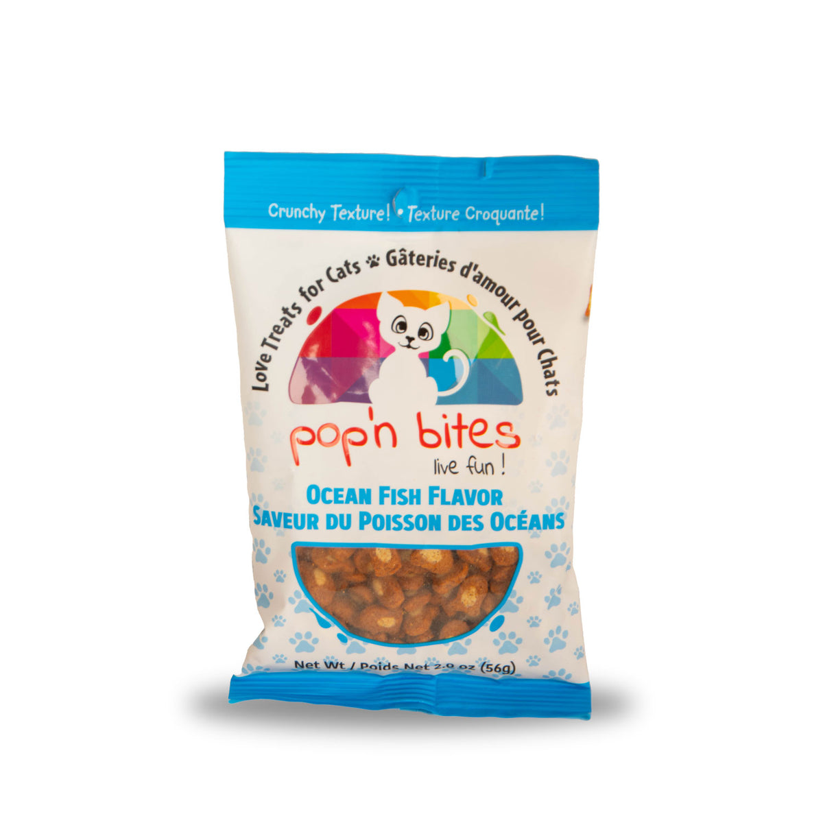 Pop'n Bites Ocean Fish Flavor Cat Treats 2.0oz