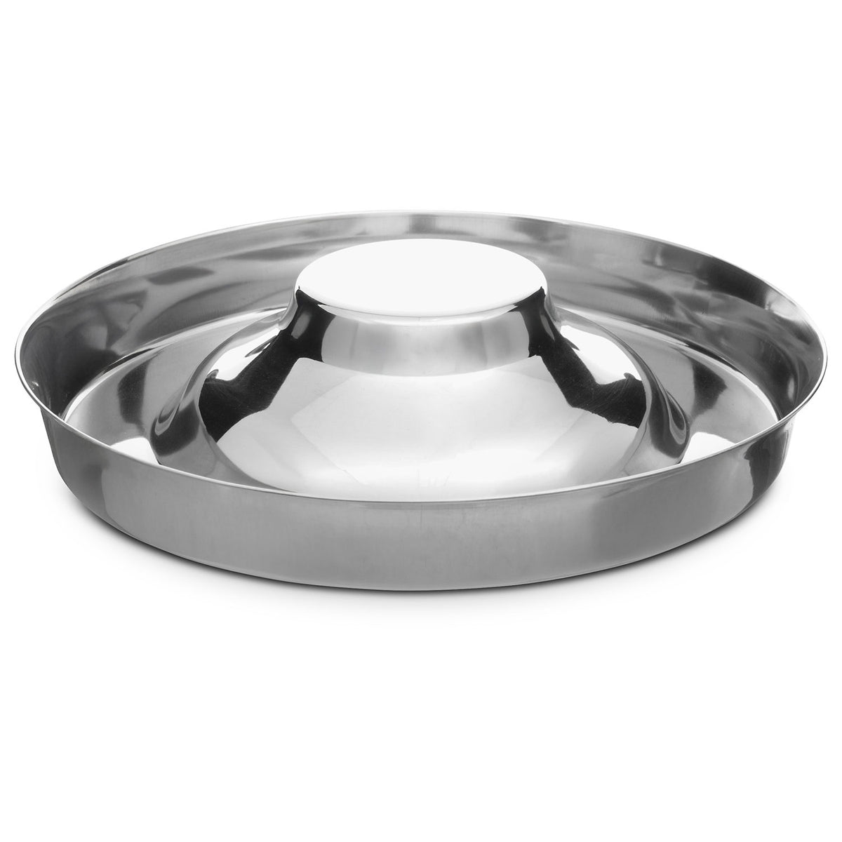 Jeffers Pet Flying Saucer Puppy Food & Water Dish, 15"D x 2" – Perfect for Single or Multiple Puppies, Dry & Wet Food, Weaning Dish, Non Tip Dog Feeding & Training Feeder - Easy to Clean
