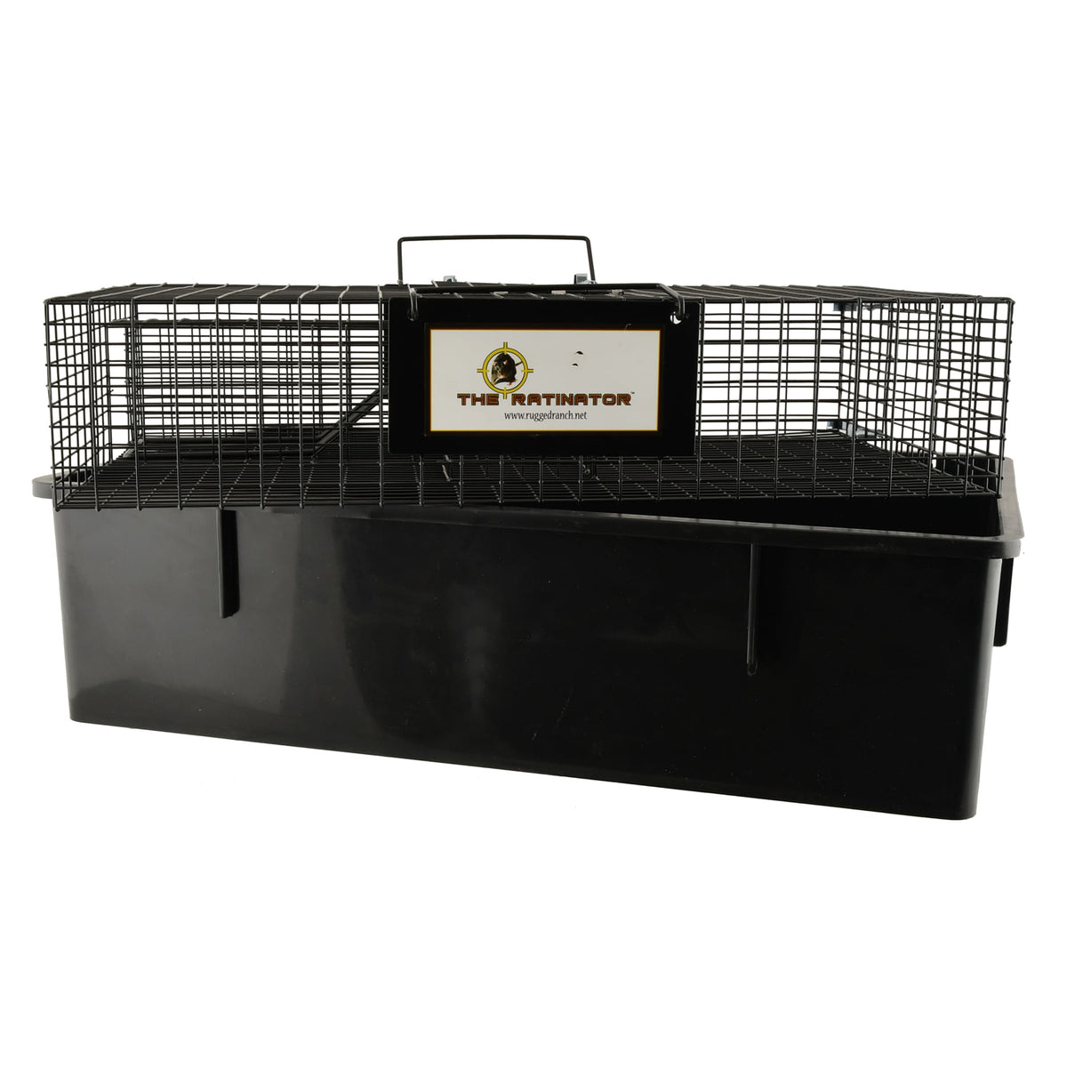Rugged Ranch Ratinator Live Rat Squirrel Chipmunk Metal 2 Door Live Trap Cage