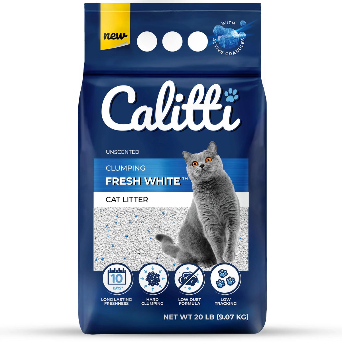 Calitti Fresh White Unscented 20 pound