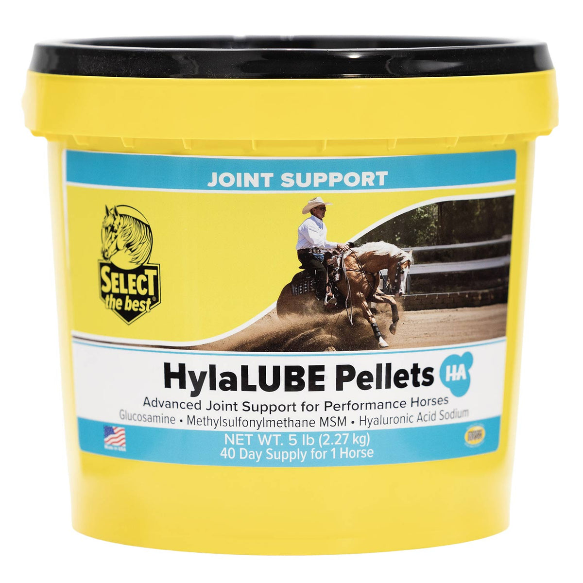 HylaLUBE Pellets Hyaluronic Acid Supplement, 5 lb