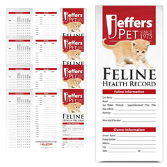 Jeffers Cat Health Records, 5 pack