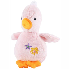 Jeffers Pet Baby Duck Plush Squeaker Dog Toy, 4 Inch Soft Stuffed Duck Toy for Puppies & Small Dogs, Squeaky Plush Pet Toy for Light Chewing, Tossing, Cuddling, Interactive Indoor Play - Pink