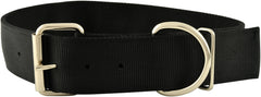 Heavy Duty 2" Wide 27" Nylon Dog Collar Color: Black