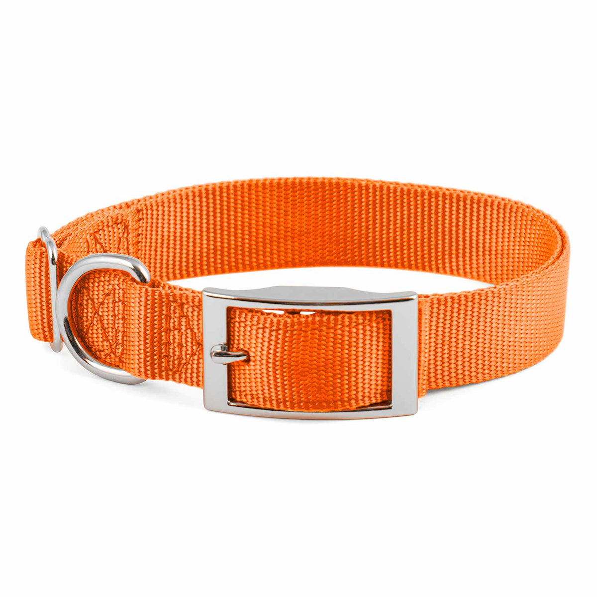 Adjustable Dog Collar 1"W x 14"-24"L, Orange
