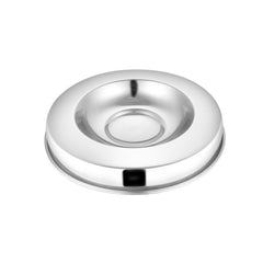 Jeffers Stainless Steel Flying Saucer Puppy Bowl, 11” Shallow Wide Dish w/ Center Hub, Food & Water Feeder for Puppies, Small Dogs, Kittens, Multi Pet Feeding, Durable Easy Clean Bowl, 11"Dx1 1/3"