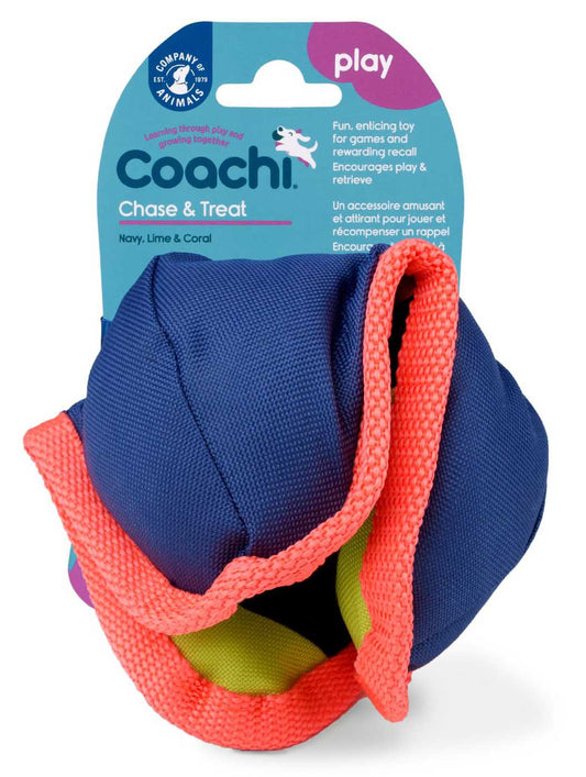 Coachi Chase &amp; Treat Azul marino, lima y coral