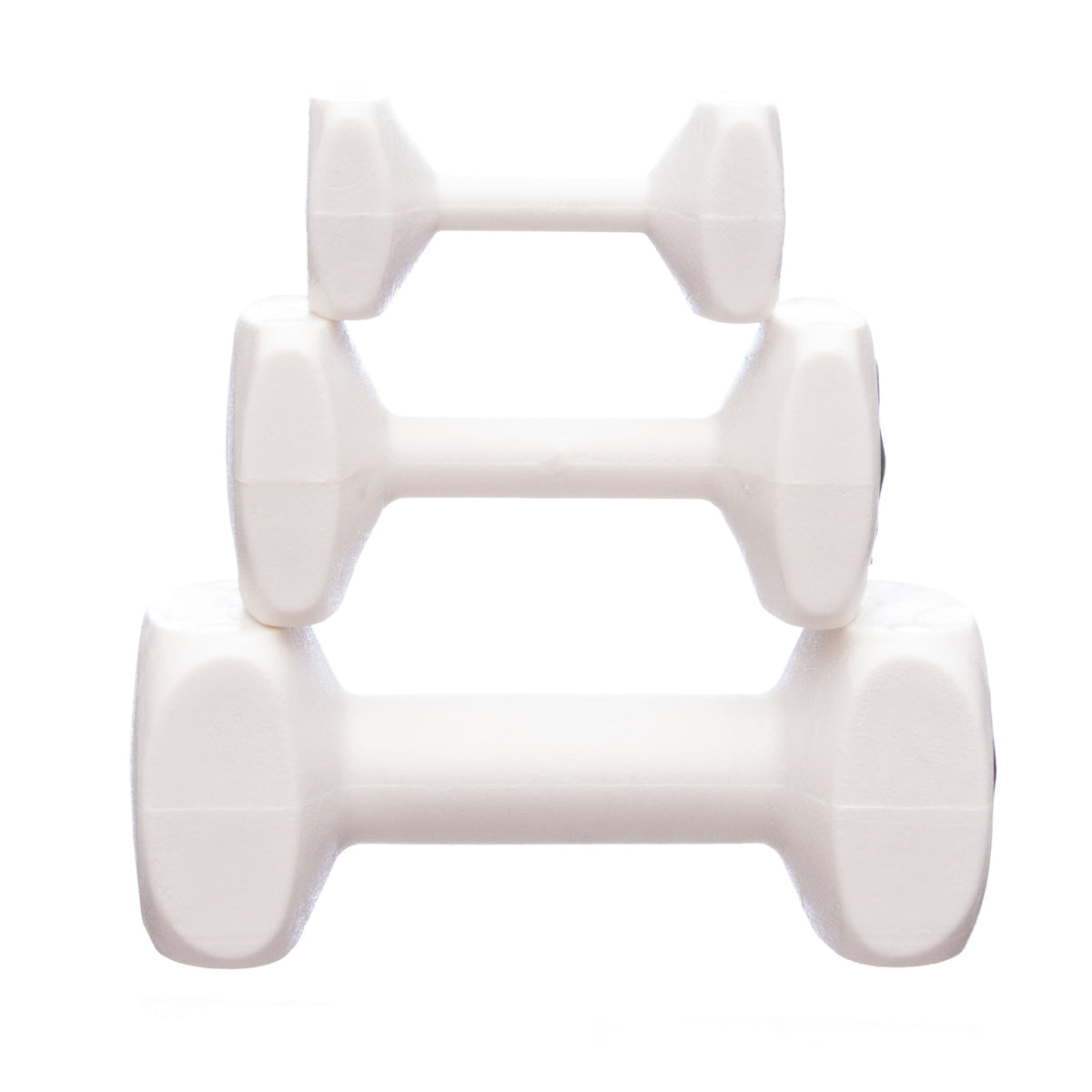 Training Dumbbell from Enrych - Small 4" x 1.8" x 1.8" - White