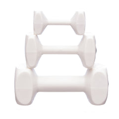 Training Dumbbell from Enrych - Small 4" x 1.8" x 1.8" - White