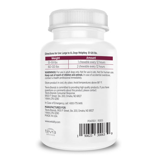 Vetality Canine Aspirin for Larger-XL Dogs 51-120 lbs