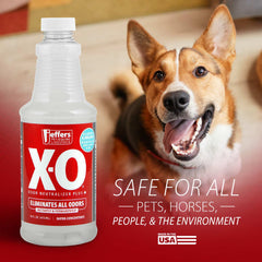 Jeffers X-O Pet Odor Neutralizer Plus & Cleaner Concentrate, 16 Ounce