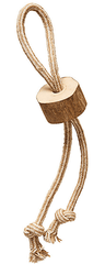 *ETHICAL/SPOT Love The Earth Coffee Wood Chew Rope Tug 18"