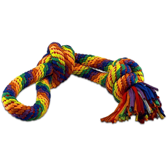 PETSPORT Kaleidoscope Rope Knot Tug 22" XL