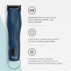 WAHL KMC+ Pro Pet Clipper Navy
