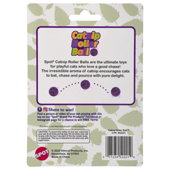 ETHICAL/SPOT Catnip Roller Ball 2pk