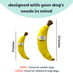 HUXLEY & KENT Dog Fetchies Bruiser Banana S