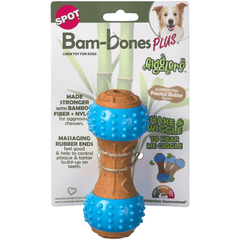 ETHICAL/SPOT Bam-Bone+ Giggler Dumbell Peanut Butter 5.5"