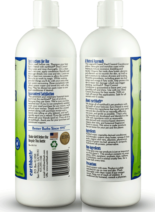 EARTHBATH Shed Control Conditioner Green Tea & Awapuhi with Shea Butter 16oz