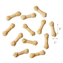 NOTHIN' TO HIDE Ultra Knotted Bone 3" Chicken 12pk