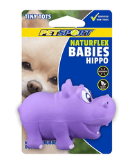 PETSPORT NaturFlex Hippo Tiny Tots 3.5"