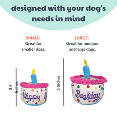 HUXLEY & KENT Dog Power Plush Happy Barkday Cake S