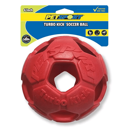 كرة قدم PETSPORT Turbo Kick مقاس 6 بوصات