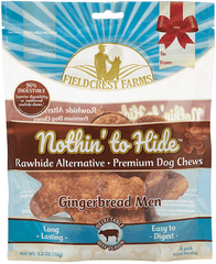 NOTHIN' TO HIDE Holiday Gingerbread Men 4pk Beef