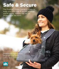 OUTWARD HOUND PupPak Dog Front Carrier Grey S