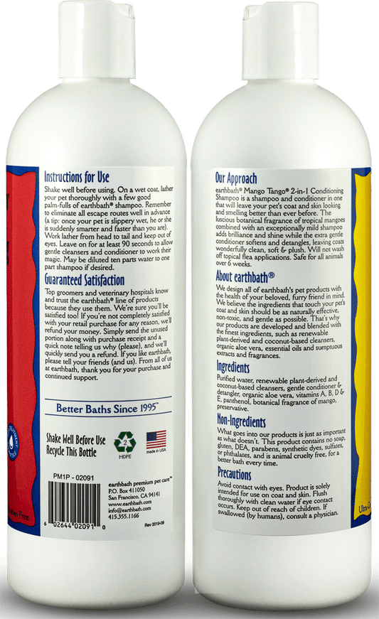 EARTHBATH 2-in-1 Conditioning Shampoo Mango Tango 16oz