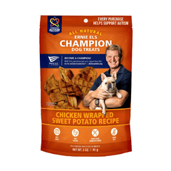ERNIE ELS Chicken Wrapped Sweet Potato Treats 3oz- EXP 11/25
