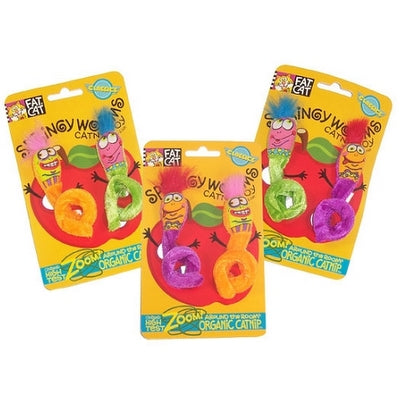 *FAT CAT Springy Worms 2ct