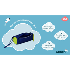 COACHI Fetch &amp; Reward Navy/Lime