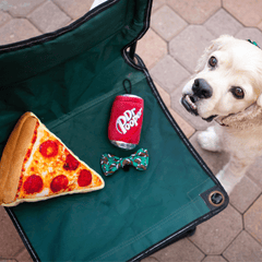 HUXLEY & KENT Dog Power Plush Pup-eroni Pizza L