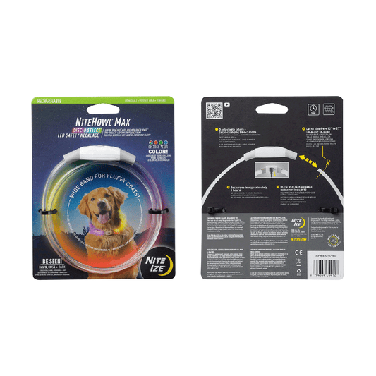 قلادة الأمان NiteHowl LED القابلة لإعادة الشحن من NITE IZE Max Disc-O Select