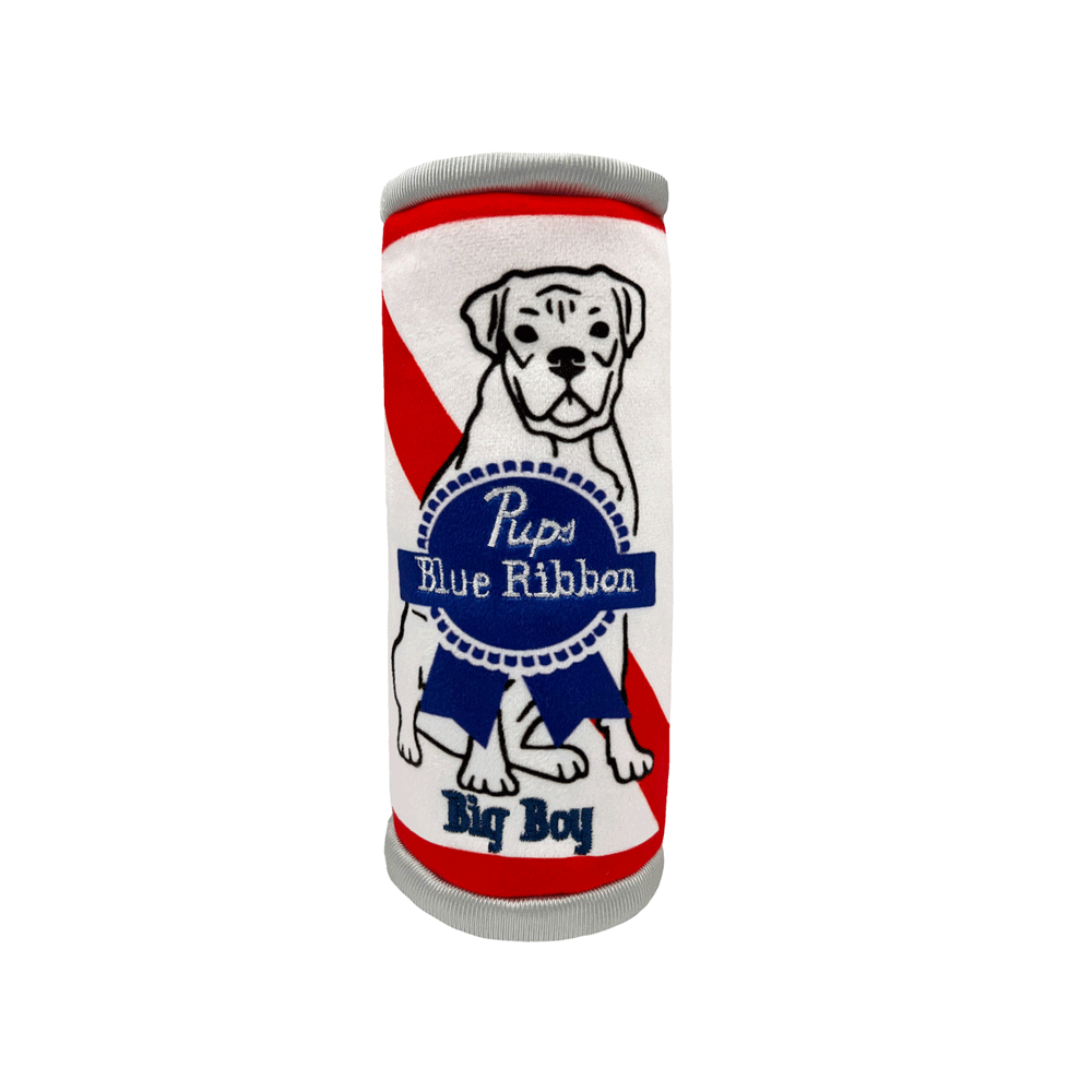 HUXLEY & KENT Dog Power Plush Pups Blue Ribbon L