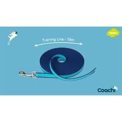 حبل تدريب COACHI المقاوم للماء أزرق داكن/أزرق 10 أمتار